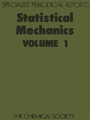 cover image of Statistical Mechanics, Volume 1